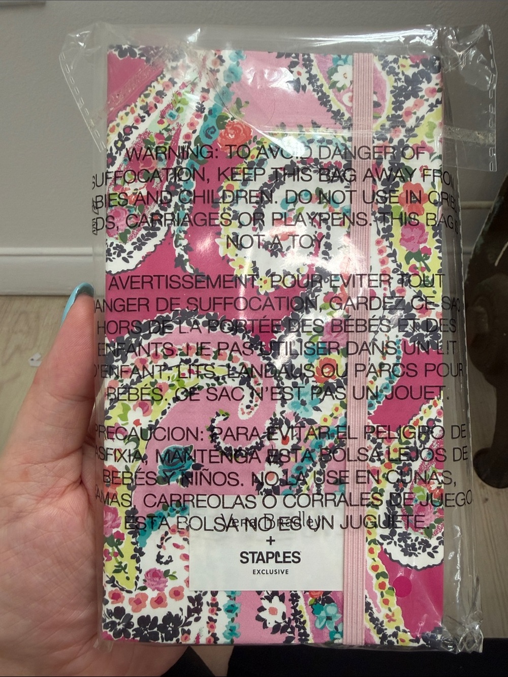 Vera Bradley Pink Paisley Floral coupon holder